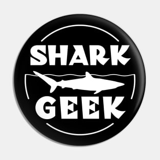 Shark Geek Pin