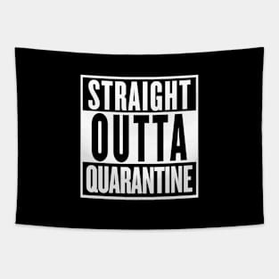 STRAIGHT OUTTA QUARANTINE Tapestry