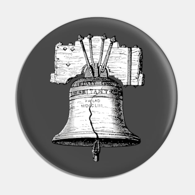 The Liberty Bell Pin by Desert Owl Designs