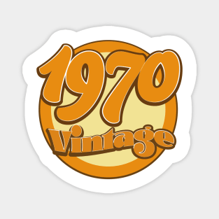 1970 vintage logo Magnet
