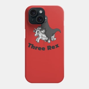 ThreeRex 3rd Birthday shirt Phone Case