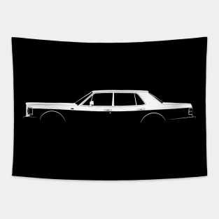 Bentley Turbo R Silhouette Tapestry