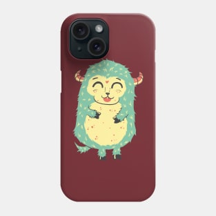 cute yeti cartoon Phone Case