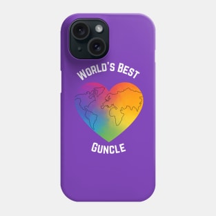 Worlds best guncle Phone Case