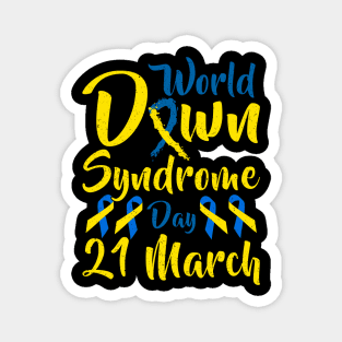 Down Syndrome Day Awareness Socks 21 March Magnet