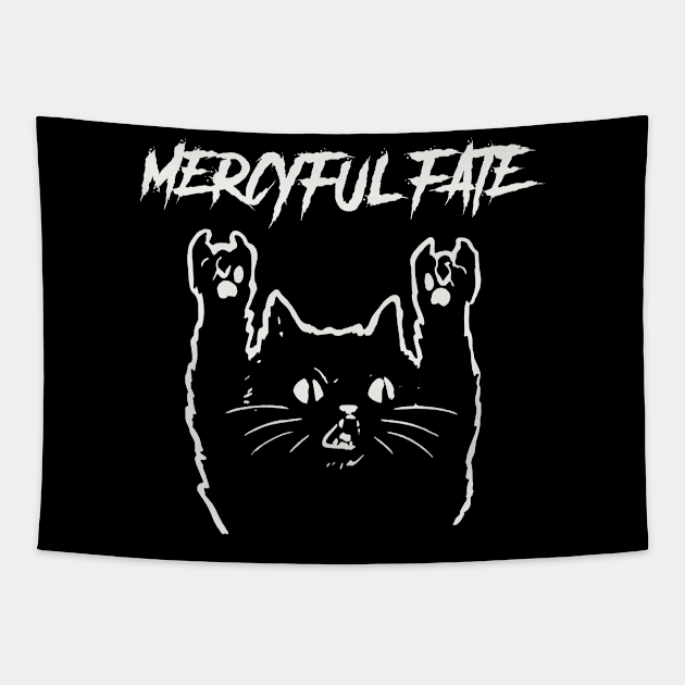 mercyful fate cat calling Tapestry by bubur ayam