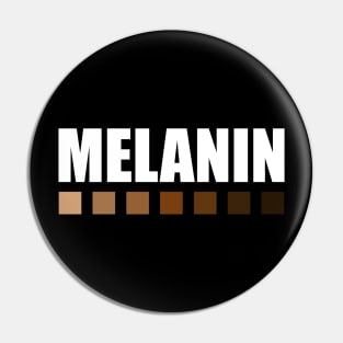 Melanin Color Shades Squares, Black Lives Matter Pin