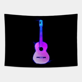 watercolor accustic guitar Tapestry