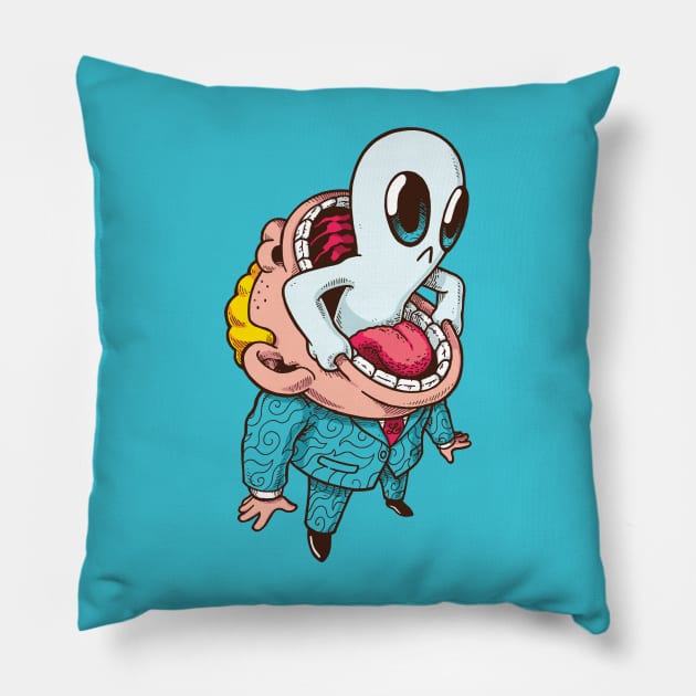 These Guys v1 Pillow by Lei Melendres