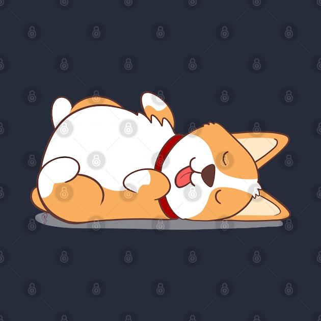 Sleeping Corgi by Griffywings