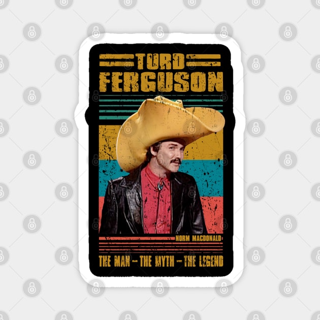 vintage norm macdonald furd ferguson Magnet by danterjad