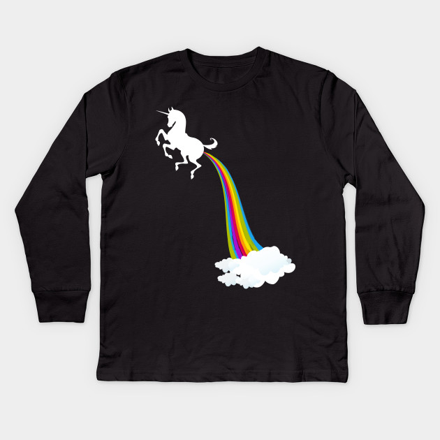 Unicorn Farting Rainbow Unicorn Farting Rainbow Kids Long