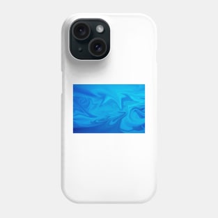 blue liquid color wave Phone Case