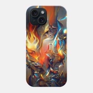 Metal Fire Phone Case