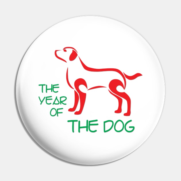 The Year of the Dog Pin by Verl