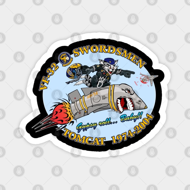 VF-32 Swordsmen Nose Art Variation Magnet by MBK