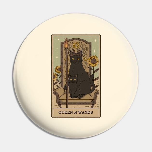 Queen of Wands Pin by thiagocorrea