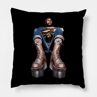 Marvin Gaye - Platform Boots - Retro Vintage Pillow