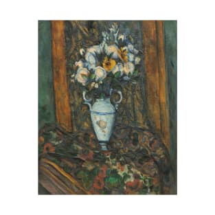 Vase of Flowers by Paul Cezanne T-Shirt