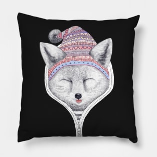 Fox in a hood Pillow