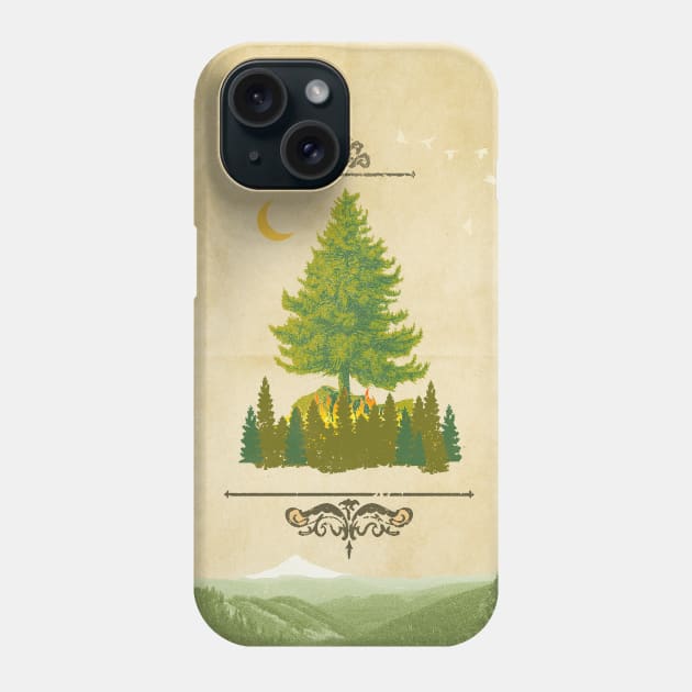 NATURAL FOREST Phone Case by Showdeer