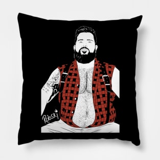 Remtheflame black Tee Pillow