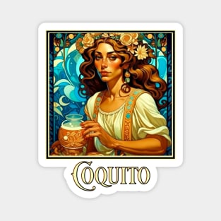 Art Nouveau Coquito Magnet
