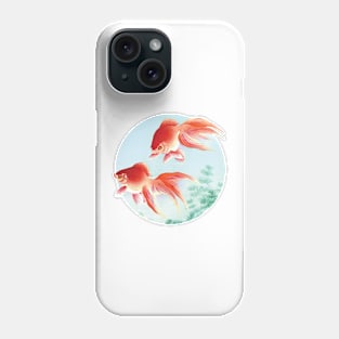 Ukiyo-e Gold Fish Phone Case