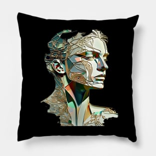 Woman Art Portrait Pillow