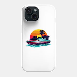 boat miami themes full color Phone Case