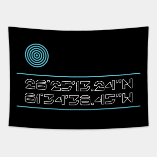 Tron Lightcycle Power Run Magic Kingdom Coordinates Tapestry