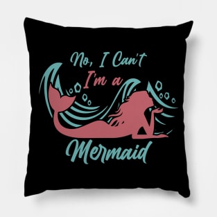 Funny Mermaid Pillow