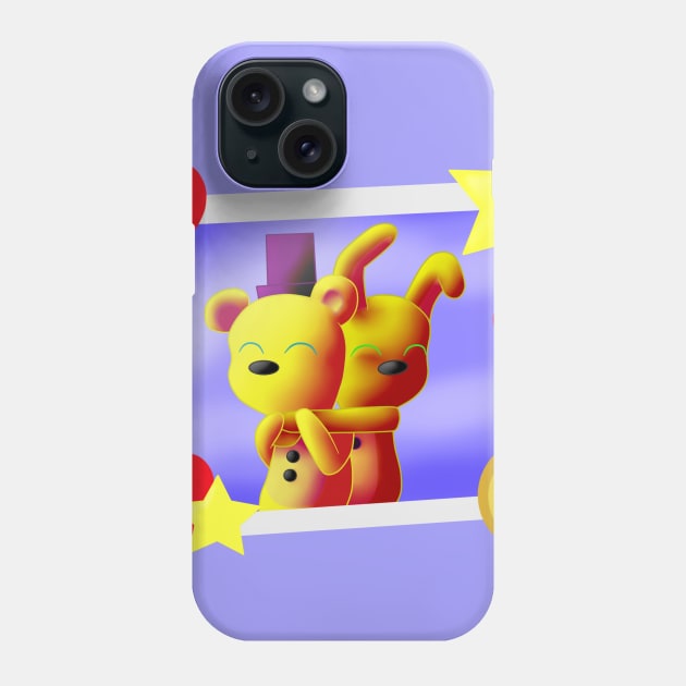 Golden Besties Phone Case by Alaina Williams