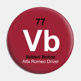 Valtteri Bottas Driver Element - 2022 Season Pin