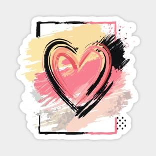 Colorful Heart Magnet