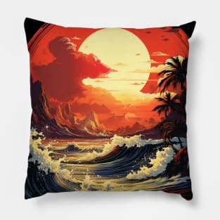 Magic sunset Pillow