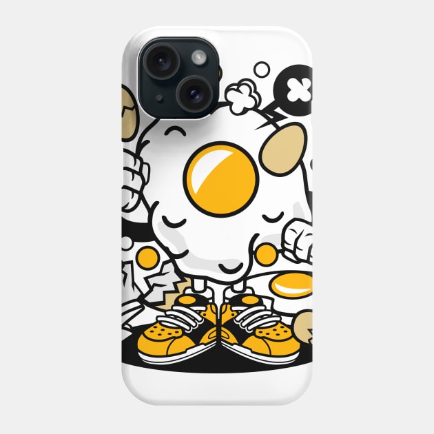 Egg cartoon style Phone Case by p308nx