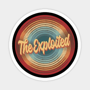 The Exploited Vintage Circle Magnet