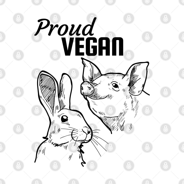 Proud vegan by Purrfect