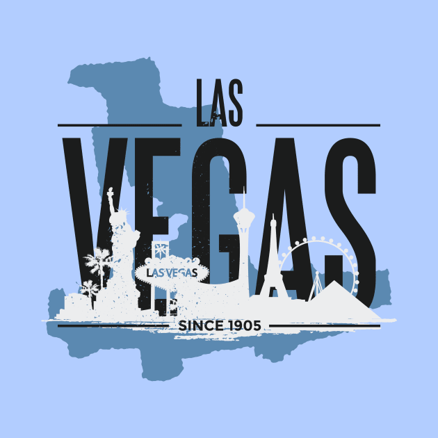 Las Vegas Skyline Design by LR_Collections