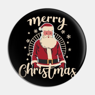 Santa Claus Merry Christmas Pin