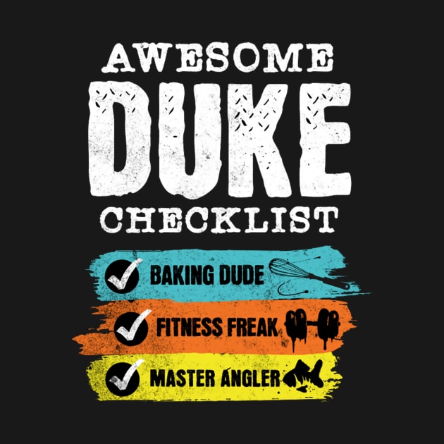 Awesome duke checklist by Kami Sayang Sama Jamsah