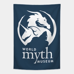 World Myth Museum Logo - White Tapestry