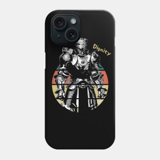 Cool Retro Knight II: Dignity Phone Case