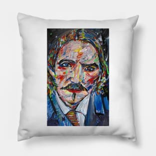 ROBERT LOUIS STEVENSON acrylic portrait Pillow