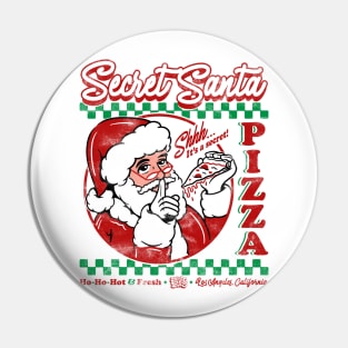 Secret Santa Pizza Pin