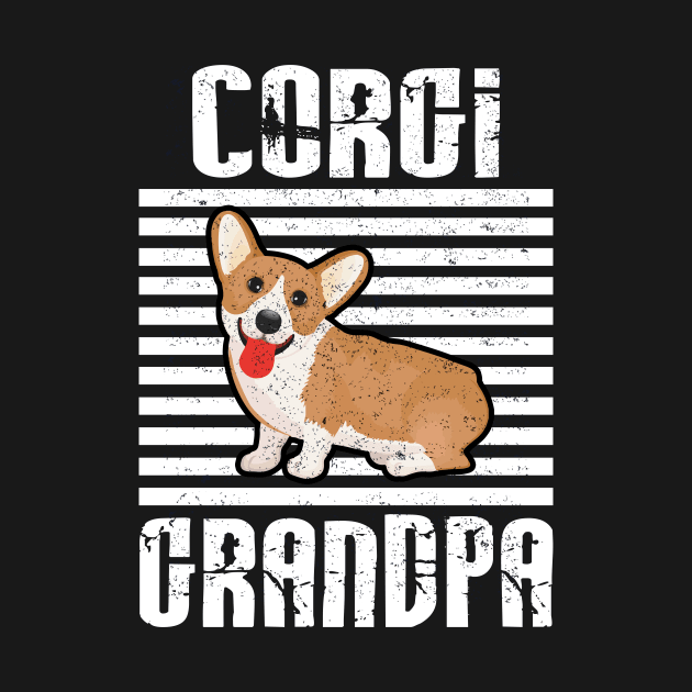 Corgi Grandpa Proud Dogs by aaltadel