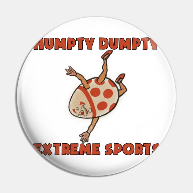 Humpty dumpty extreme sports large vintage design Pin by Captain-Jackson