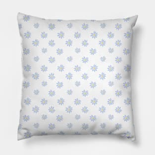 CLASSIC MINI DITSY DAISY PRAIRIE PREPPY BLUE FLORALS Pillow