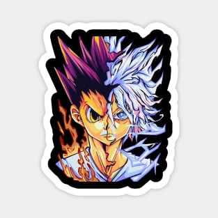 gon and killua pop art Magnet